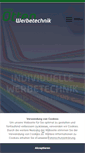 Mobile Screenshot of otten-werbetechnik.de