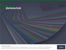 Tablet Screenshot of otten-werbetechnik.de